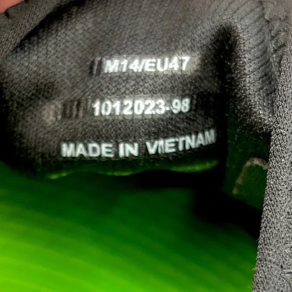 OOFOS OOmg Sport LS Low Black Recovery Sneakers Lace Up Athletic Men Size 14 - Picture 3 of 9